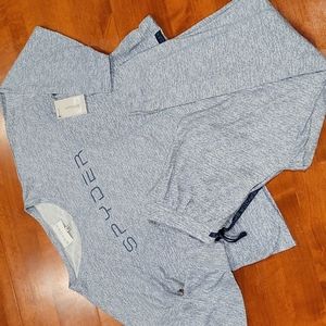 Spyder Blue Sporty Pajama Set Sz Lrg.
